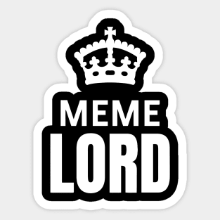 Meme Lord Sticker